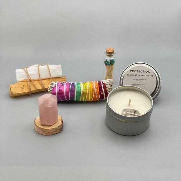 Rose Quartz Gift Box, Personalized Present, Choice of Tower Point, Heart… - Picture 1 of 2